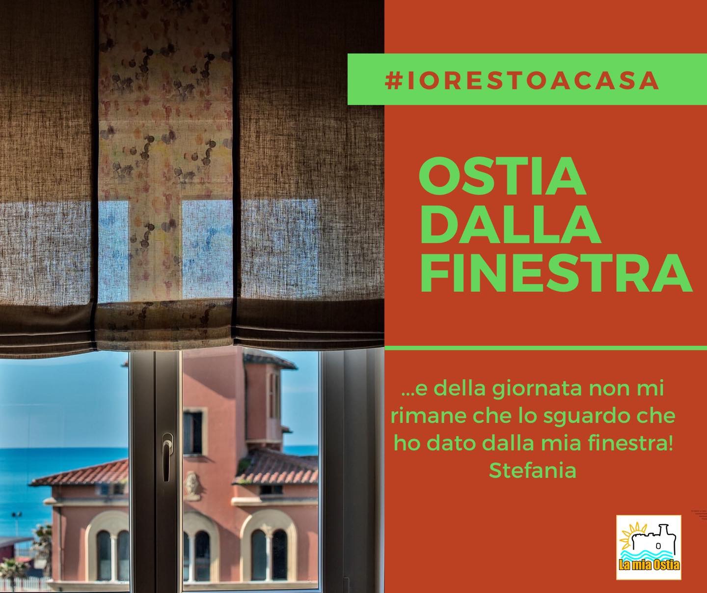 Ostia dalla finestra: mese di aprile